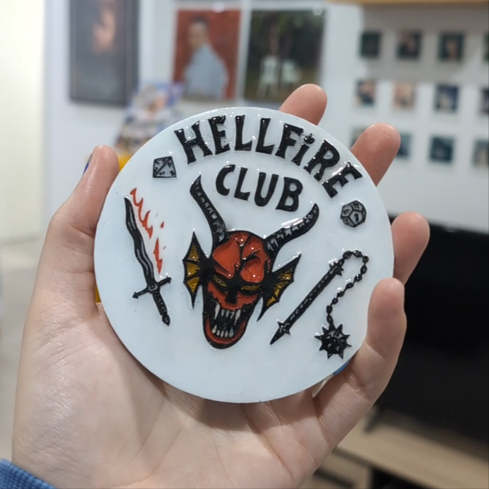 PRE-ORDER | Pack de 3 Posavasos Stranger Things Artesanales | Pintados a Mano