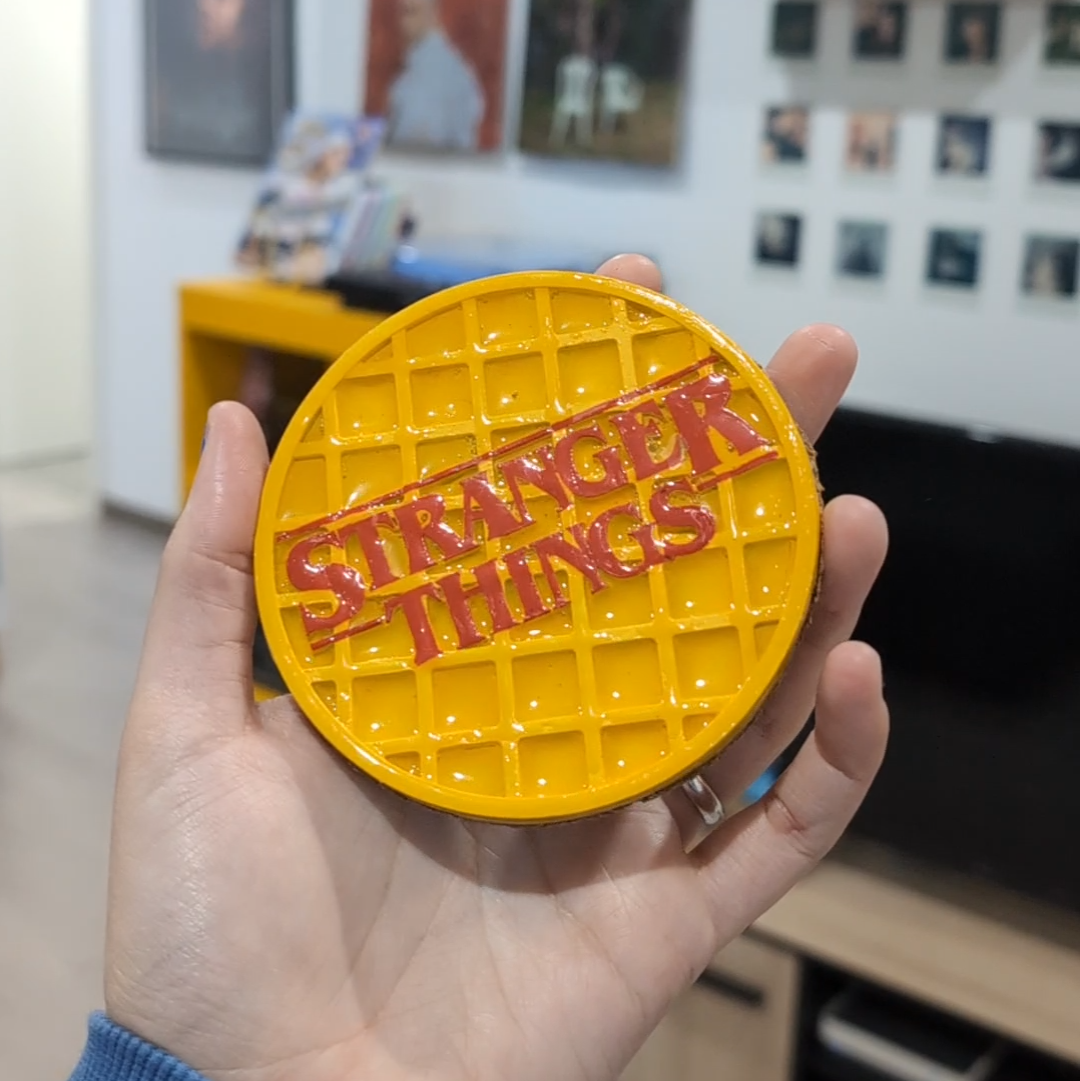 PRE-ORDER | Pack de 3 Posavasos Stranger Things Artesanales | Pintados a Mano